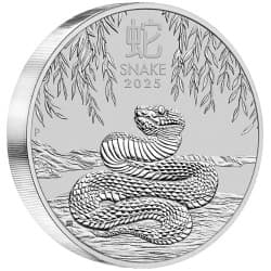 Stříbrná mince 10 Kg Lunar Series III Year of the Snake 2025