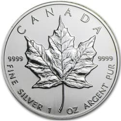 Stříbrná mince 1 Oz Maple Leaf 1997