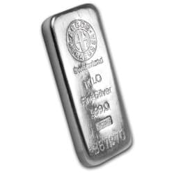Stříbrný slitek 1 Kg Argor Heraeus