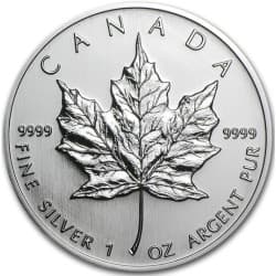 Stříbrná mince 1 Oz Maple Leaf 2005