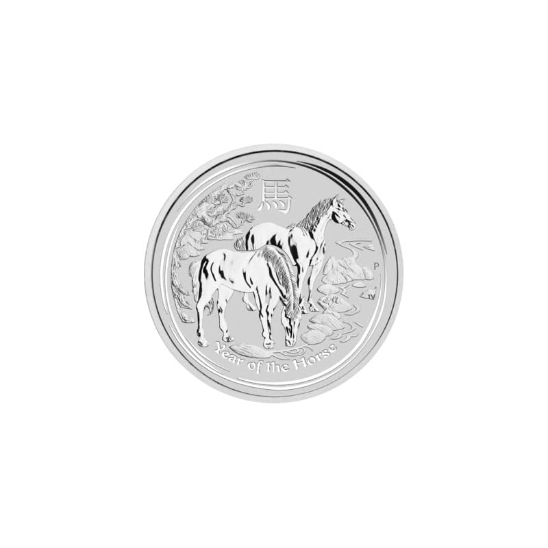 Stříbrná mince 10 Oz Lunar Series II Year of the Horse 2014