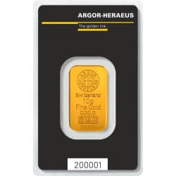 Zlatý slitek 10 g Argor Heraeus