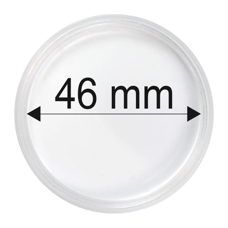 Plastová kapsle na minci 46 mm