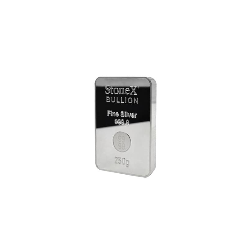Stříbrná mince ve tvaru slitku 250 g Stonex