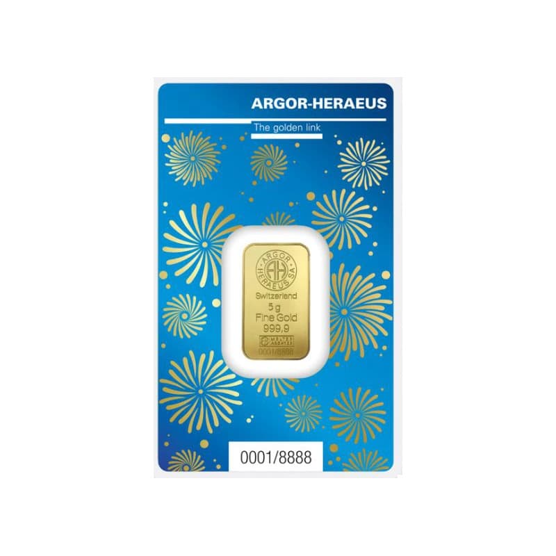 Zlatý slitek 5 g Argor Heraeus Lunar Series III Year of the Rabbit 2023