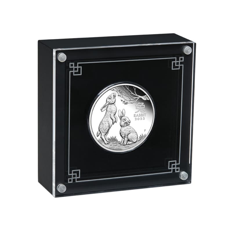 Stříbrná mince 1/2 Oz Lunar Series III Year of the Rabbit 2023 Proof