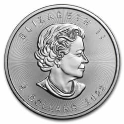 Stříbrná mince 1 Oz Maple Leaf 2022