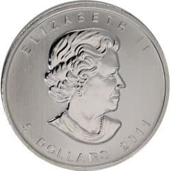 Stříbrná mince 1 Oz Maple Leaf 2011