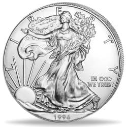 Stříbrná mince 1 Oz American Eagle 1996