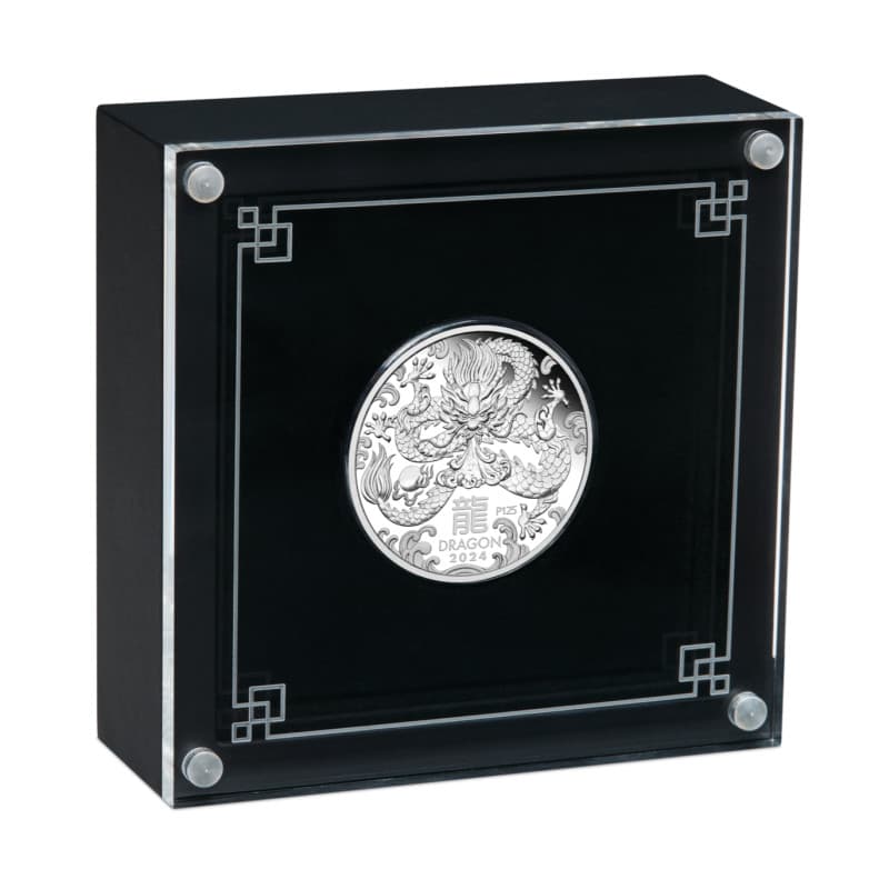 Stříbrná mince 1/2 Oz Lunar Series III Year of the Dragon 2024 Proof