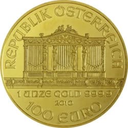 Zlatá mince 1 Oz Wiener Philharmoniker různé roky