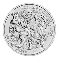 Stříbrná mince 1 Oz Mýty a legendy - Beowulf & Grendel 2024