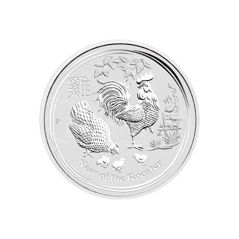 Stříbrná mince 1 Kg Lunar Series II Year of the Rooster 2017