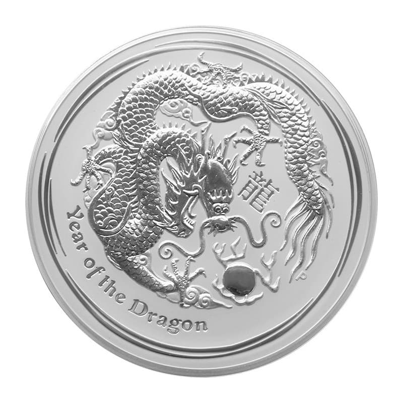 Stříbrná mince 1 Kg Lunar Series II Year of the Dragon 2012