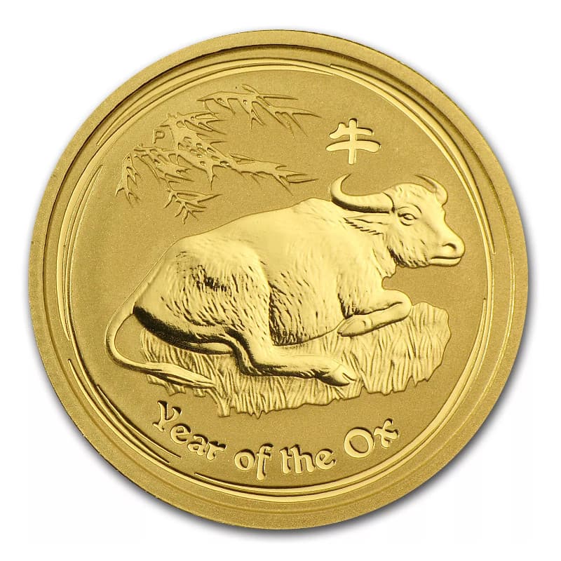 Zlatá mince 1/4 Oz Lunar Series II Year of the Ox 2009
