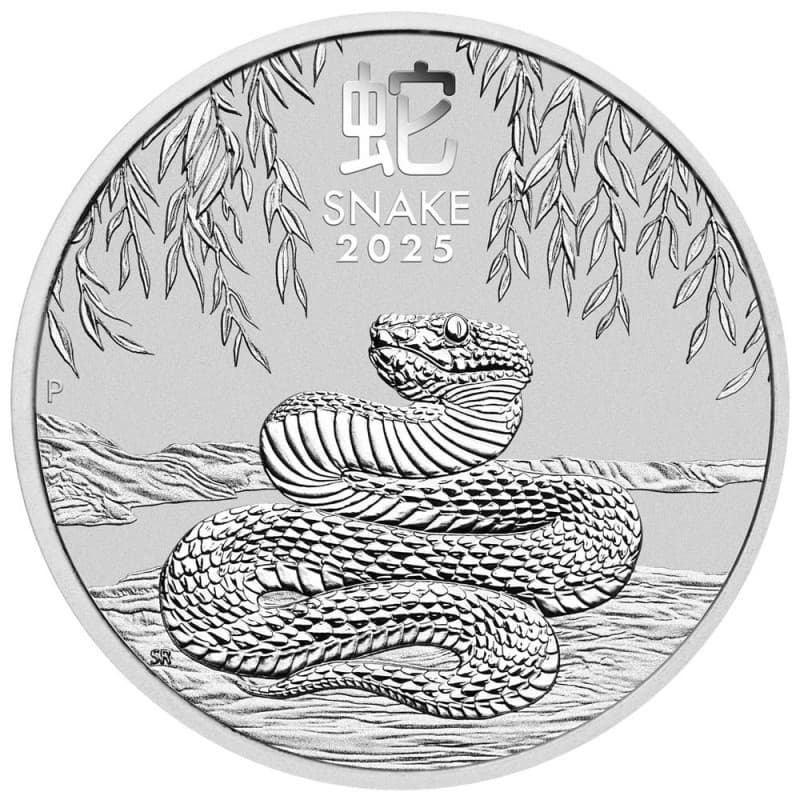 Stříbrná mince 2 Oz Lunar Series III Year of the Snake 2025