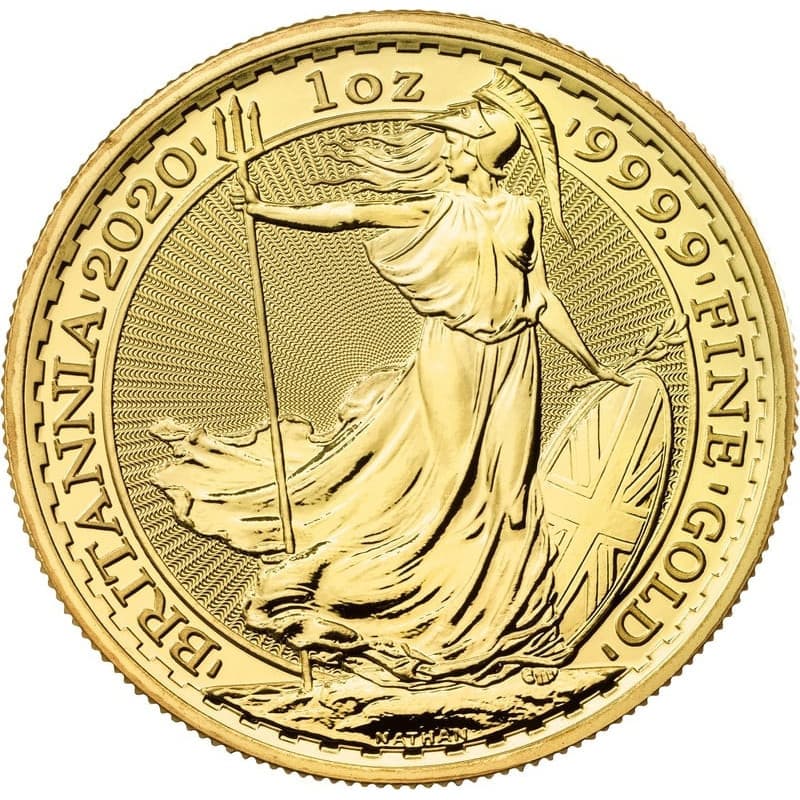 Zlatá mince 1 Oz Britannia 2020
