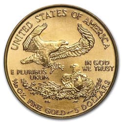 Zlatá mince 1/10 Oz American Eagle 2025