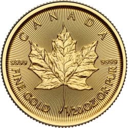 Zlatá mince 1/20 Oz Maple Leaf 2025