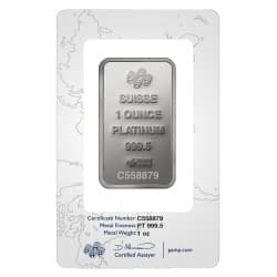 Platinový slitek 1 Oz PAMP