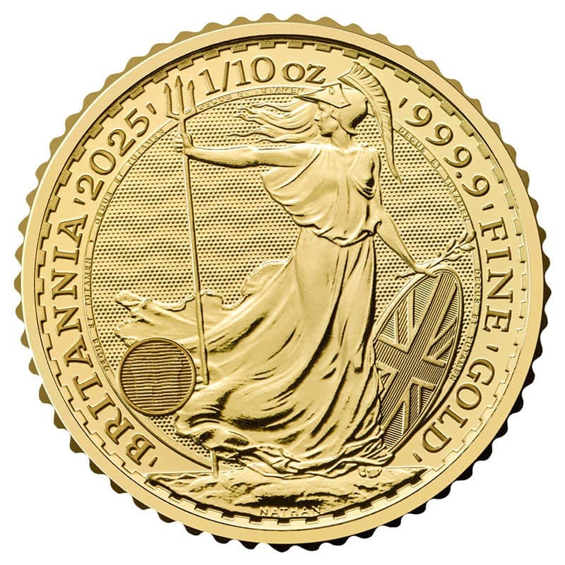 Zlatá mince 1/10 Oz Britannia 2025