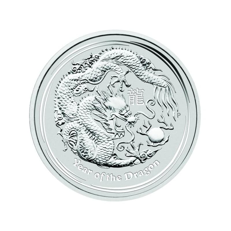 Stříbrná mince 1 Oz Lunar Series II Year of the Dragon 2012