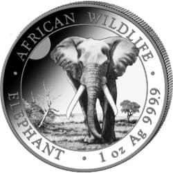 Stříbrná mince 1 Oz African Wildlife Elephant 2025