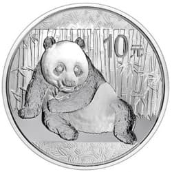 Stříbrná mince 1 Oz China Panda 2015