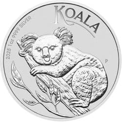 Stříbrná mince 1 Oz Koala 2025
