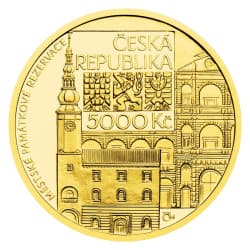 Zlatá mince 1/2 Oz město Moravská Třebová 2024 Proof