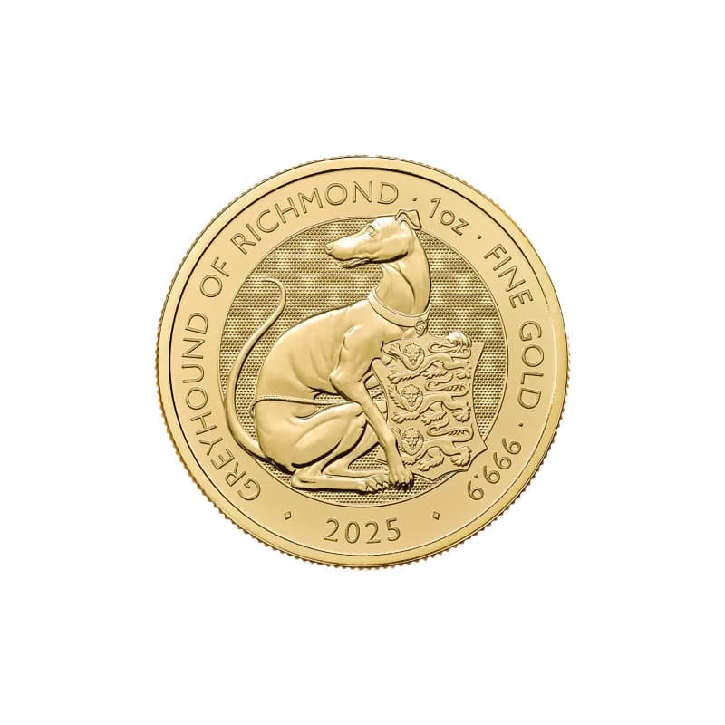Zlatá mince 1 Oz The Tudor Beasts Greyhound of Richmond 2025