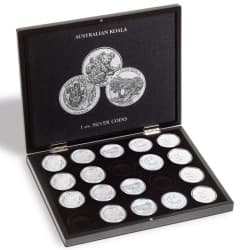 The Perth Mint Australia Koala 2007-2025 sada stříbrných mincí 19 x 1 Oz