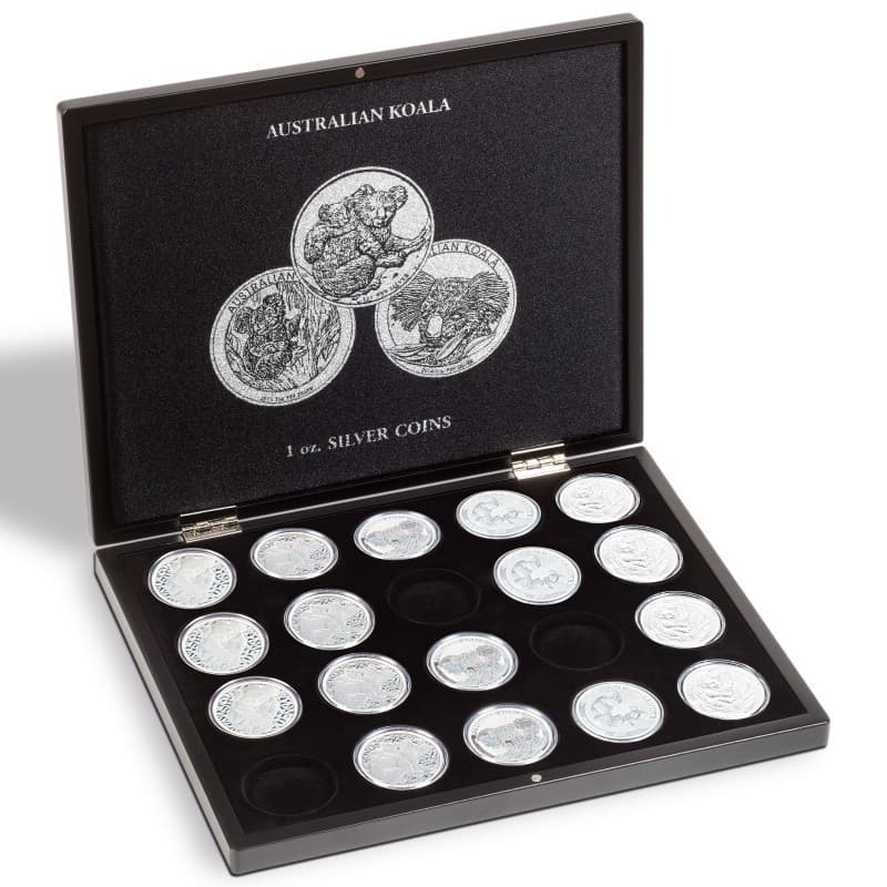 The Perth Mint Australia Koala 2007-2025 sada stříbrných mincí 19 x 1 Oz
