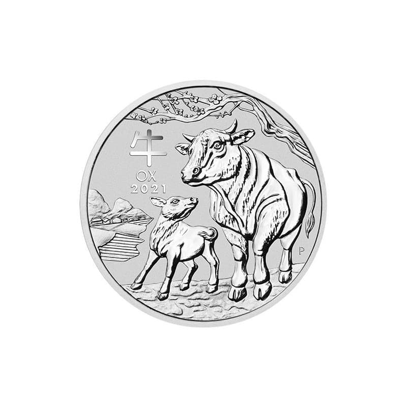 Stříbrná mince 1 Oz Lunar Series III Year of the Ox 2021
