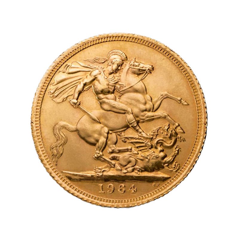 Zlatá mince 7,32 g Sovereign různé roky