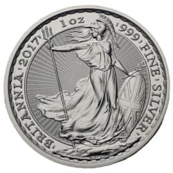 Stříbrná mince 1 Oz Britannia 2017