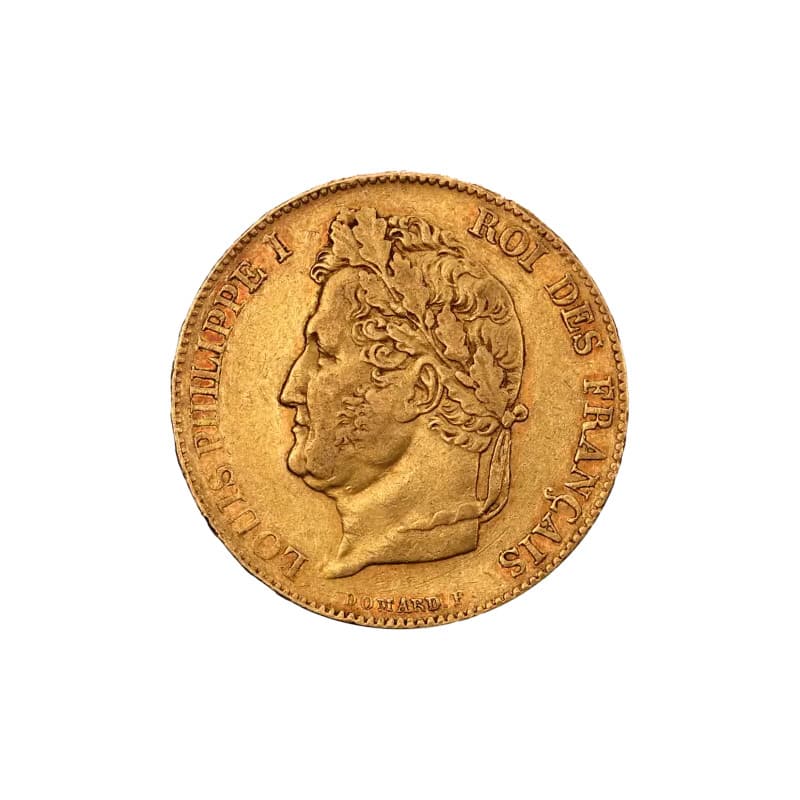 Zlatá mince 20 Frank Francie Louis Philippe I. různé roky (1830-1848)