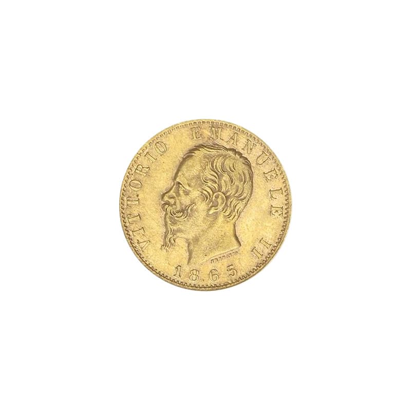 Zlatá mince 20 Lira Itálie Vittorio Emanuele II. různé roky (1800-1927)