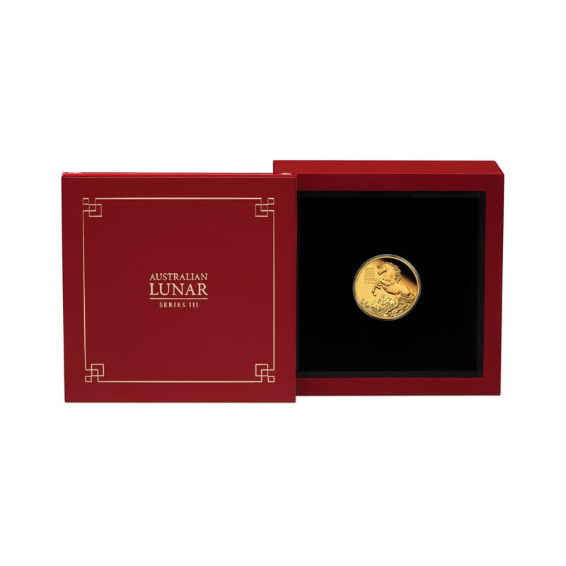 Zlatá mince 1/10 Oz Lunar Series III Year of the Horse 2026 Proof