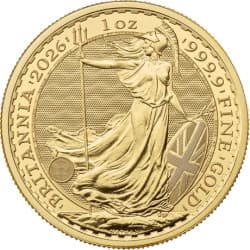 Zlatá mince 1 Oz Britannia 2026