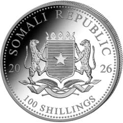 Stříbrná mince 1 Oz African Wildlife Elephant 2026