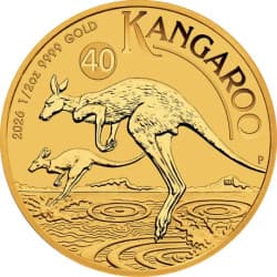 Zlatá mince 1/2 Oz Kangaroo 2026