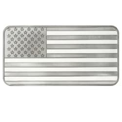 Stříbrný slitek 10 Oz American Flag