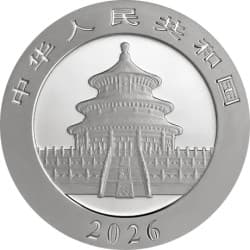Stříbrná mince 30 g China Panda 2026