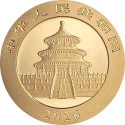 Zlatá mince 8 g China Panda 2026