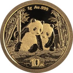 Zlatá mince 1 g China Panda 2026