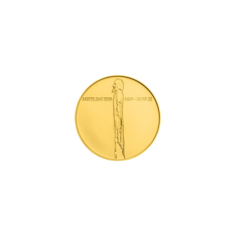 Zlatá mince 1 Oz Jan Hus 2015 Standard