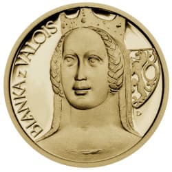 Sada zlatých medailí 4 x 1/10 Oz Karel IV. a jeho manželky 2008 Proof