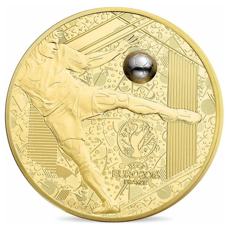 Zlatá mince 1 Oz Mistrovství Evropy ve fotbale FRANCE UEFA EURO 2016