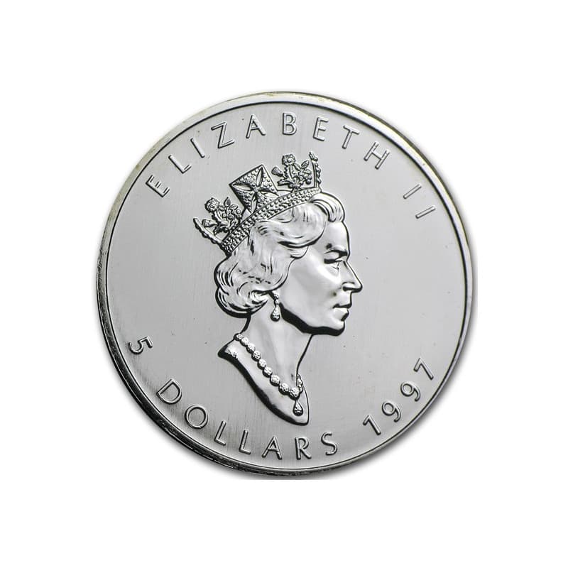 Stříbrná mince 1 Oz Maple Leaf 1997